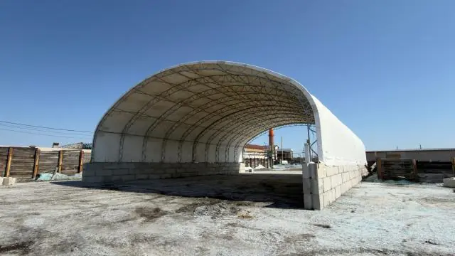 Fabric Shelter Installation #266