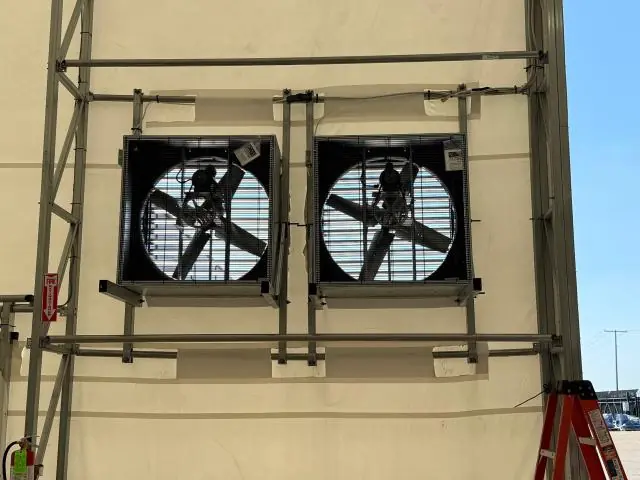 Fabric Shelter Installation #268