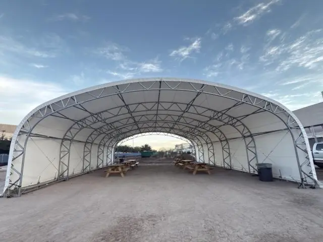 Fabric Shelter Installation #270