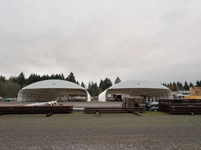 Fabric Shelter Installation #271