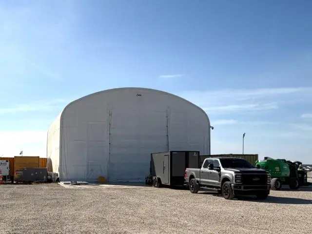 Fabric Shelter Installation #272