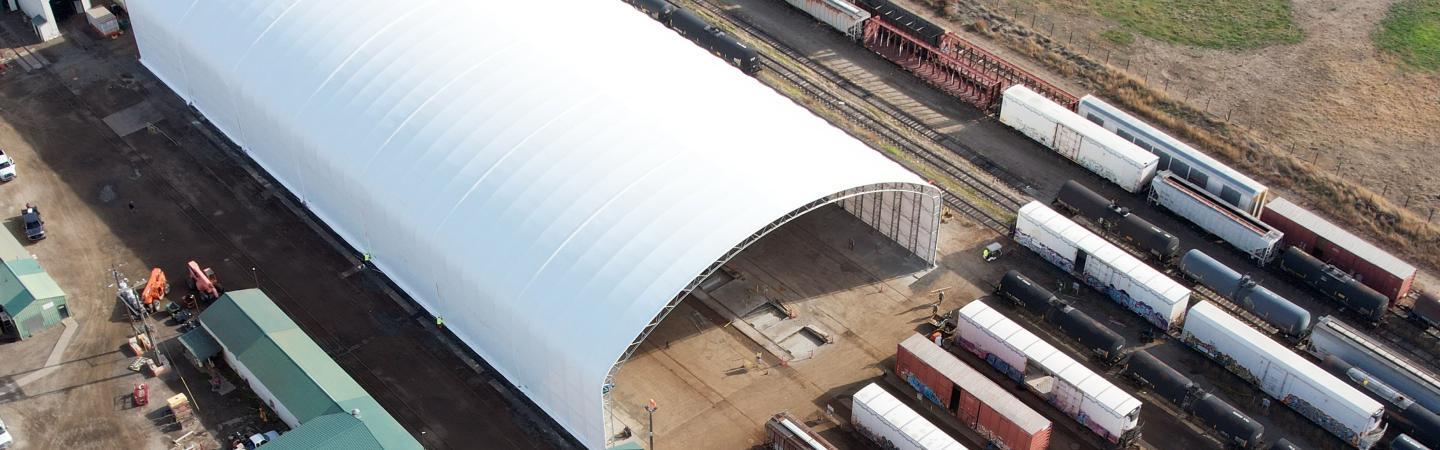 Fabric Shelter Installation